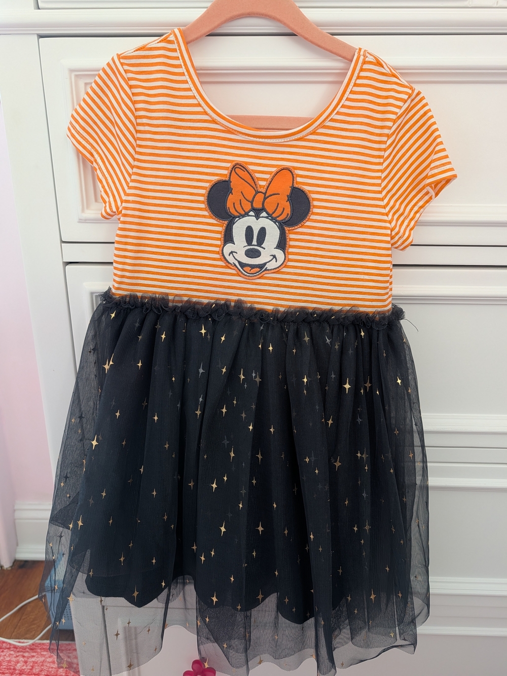Disney Halloween Minnie Mouse Short Sleeve Dress 5T NWOT